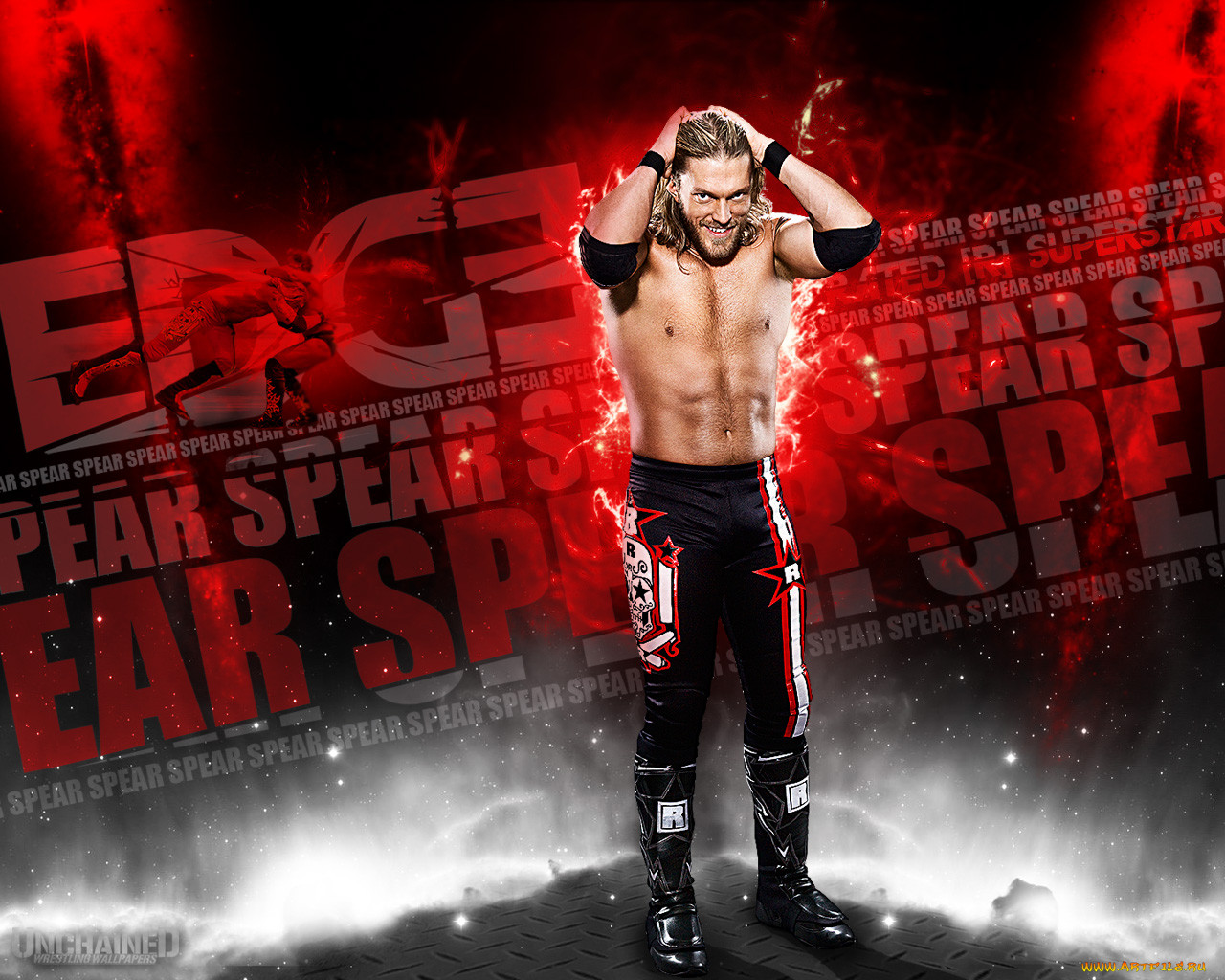 Edge wallpapers. Edge WWE 2011. WWE Edge Spear. WWE обои. Обои на рабочий стол WWE.